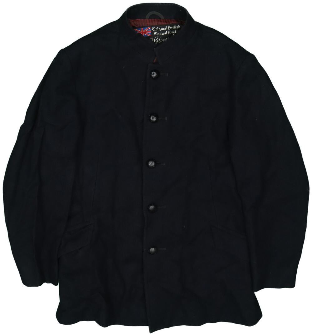 Vintage Gloverall Navy Wool English Coat Jacket XS